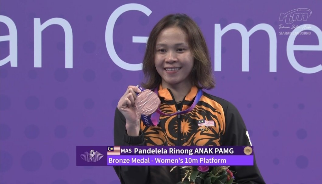 Comeback Selepas 13 Tahun Pandelela Rinong Raih Pingat Gangsa Acara