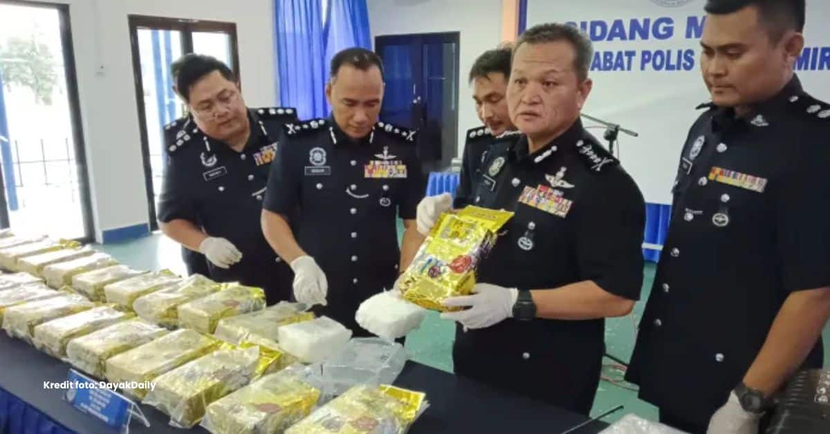 PDRM Sarawak Tumpaskan Sindiket Dadah Terbesar Tahun Ini Bernilai RM