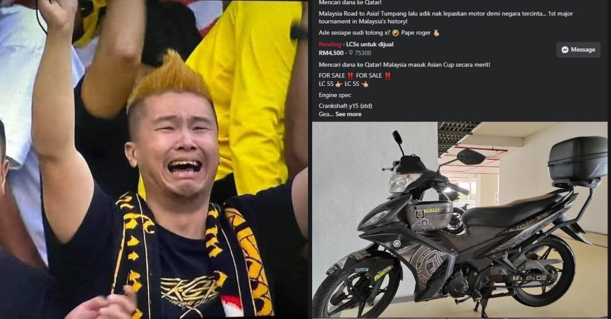 Individu Ini Jadi Tular Sanggup Jual Motosikal Demi Sokong Harimau