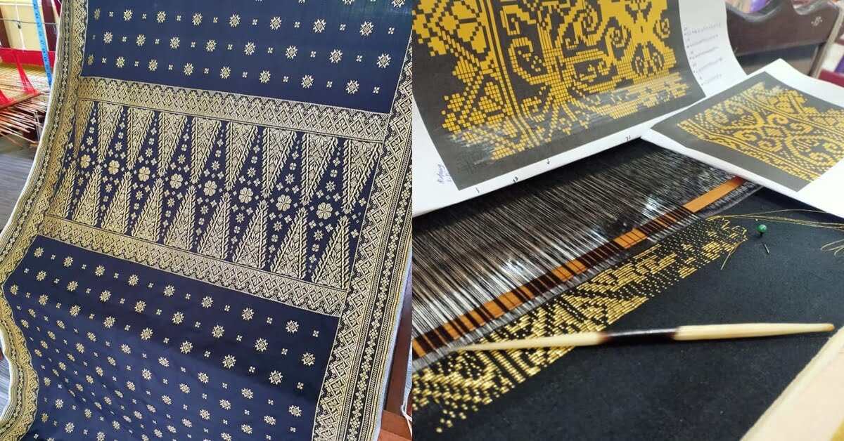 Ditenun Menggunakan Sifir Khas, Kenali Keunikan Songket Sarawak