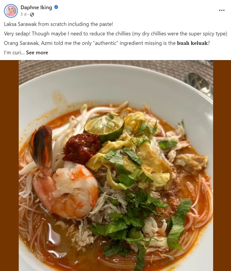 Siap Buat Pes Sekali, Resipi Terperinci Laksa Sarawak Oleh Daphne Iking ...