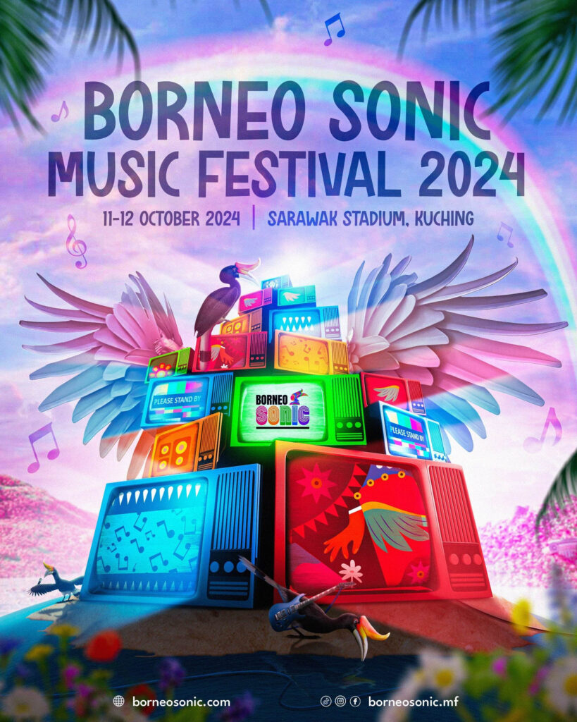 Borneo Sonic Muzik Festival 2024 Kembali Memeriahkan Bumi Kenyalang